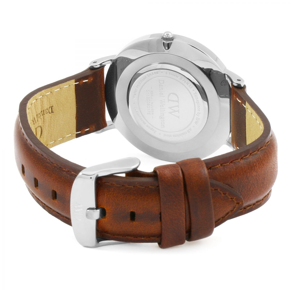 Daniel Wellington White Classic St Mawes 40mm Men's Silver Watch DW00100021 - The Watches Men