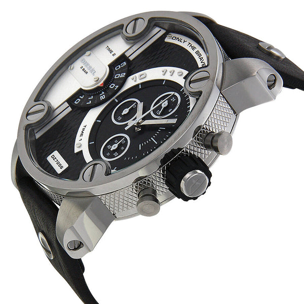 Diesel Little Daddy Black and Grey Dial Men's Watch #DZ7256 - Watches of Australia #2