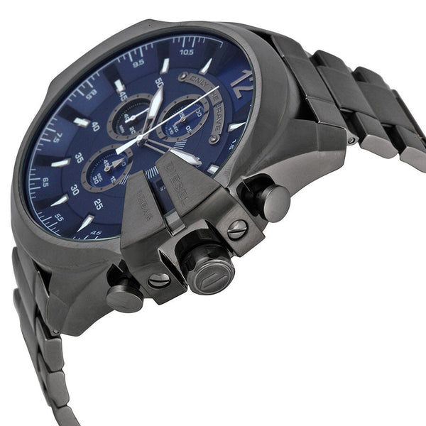 Diesel  Mega Chief Chronograph Blue Dial Men's Watch #DZ4329 - Watches of Australia #2