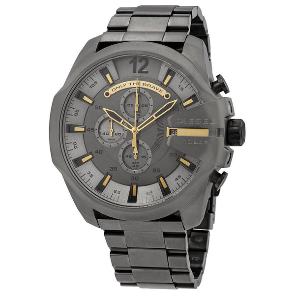 Diesel Mega Chief Chronograph Grey Dial Men's Watch DZ4466 - Watches of Australia
