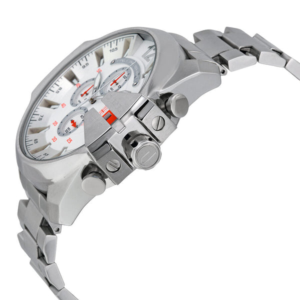 Diesel Mega Chief Chronograph White Dial Men's Watch #DZ4328 - Watches of Australia #2