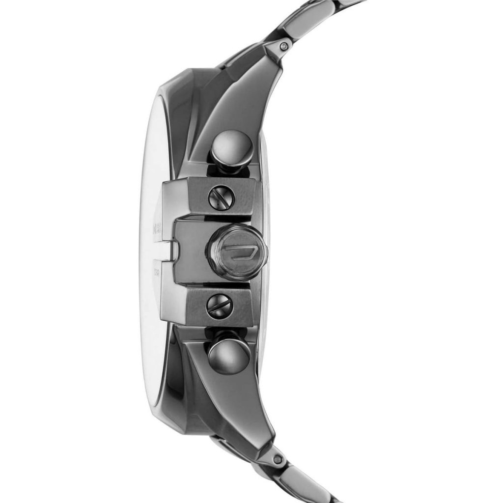 Diesel Mega Chief Men’s Chronograph Gunmetal Stainless Steel Watch DZ4421 DZ4421 - Image 4