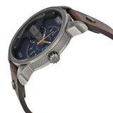 Diesel Mini Daddy Blue Textured Dial Quartz Men's Watch #DZ7339 - Watches of Australia #2