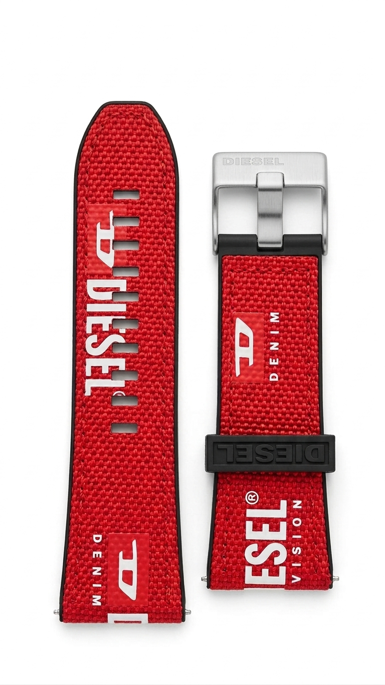 Diesel Mr. Daddy 2.0 DZ7423 Red Strap