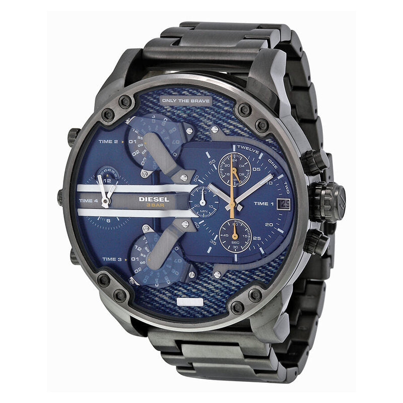 Diesel blue dial watch sale