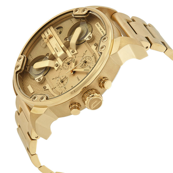 Diesel Mr. Daddy 2.0 Chronograph Gold Dial Men's Watch #DZ7399 - Watches of Australia #2