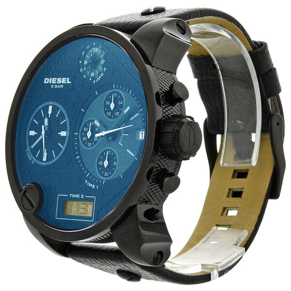 Diesel SBA Chronograph Blue/Black Dial Analog Digital Men's Watch #DZ7127 - Watches of Australia #2