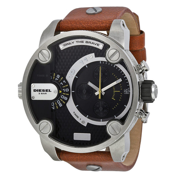 Diesel SBA Dual Time Chronograph Stainless Steel Men's Watch #DZ7264 - Watches of Australia