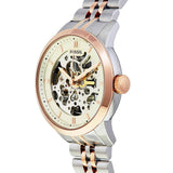 Fossil Townsman  Automatic Beige Skeleton Dial Men's Watch ME3075