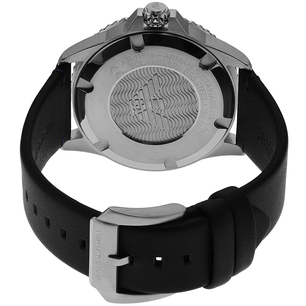 Emporio Armani Silver and Blue Men's Watch - AR11516