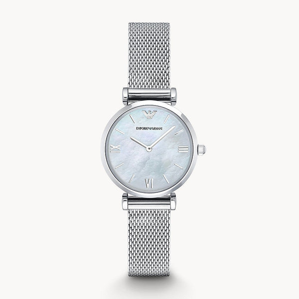 Emporio Armani Silver Ladies Watch - AR1955 AR1955 - Image 1