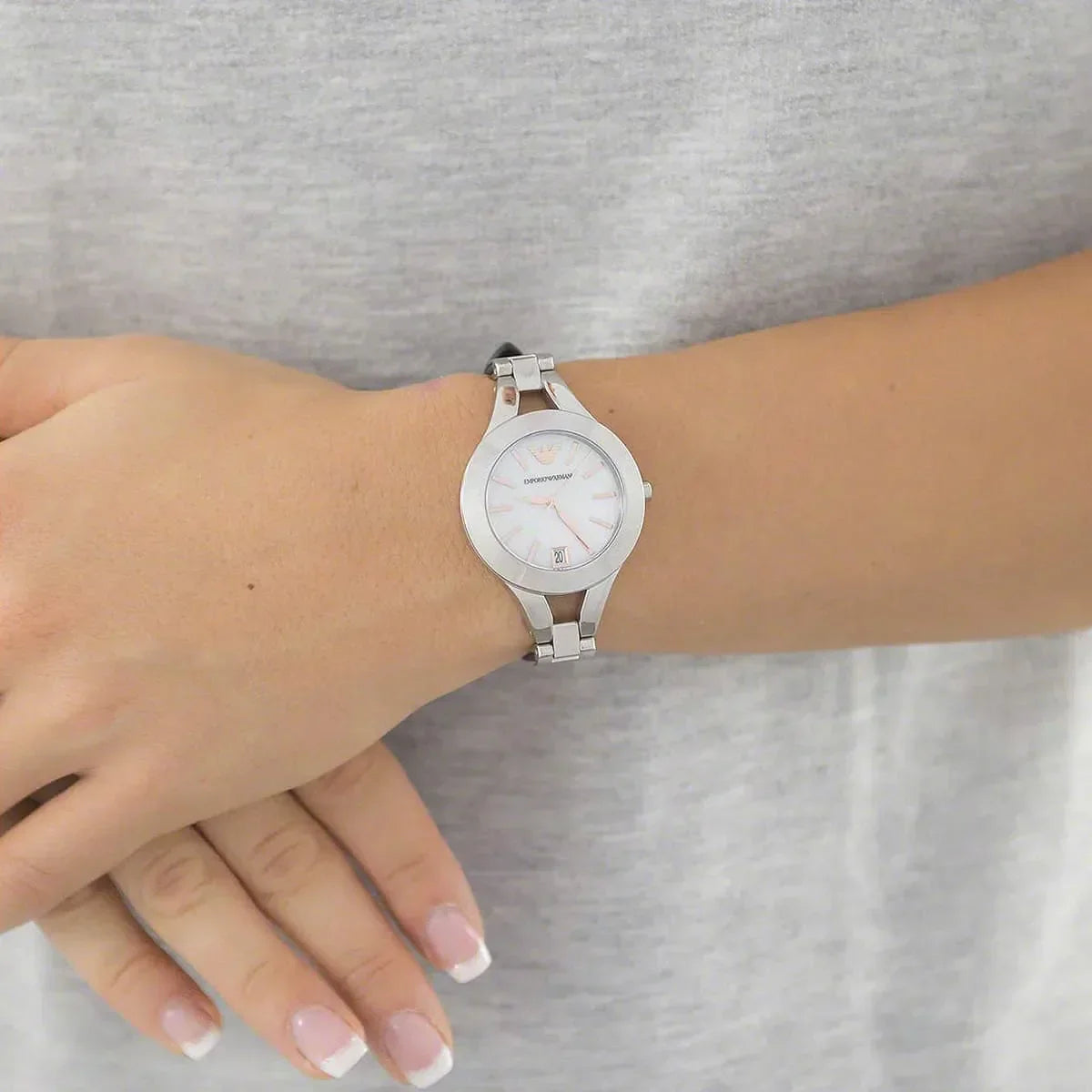 Emporio Armani Chiara Silver Women's Watch - AR7429