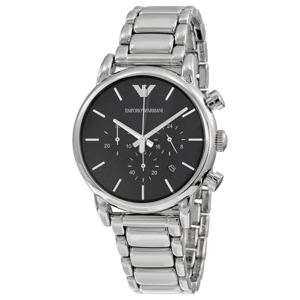 Emporio Armani  Chronograph Black Dial Men's Watch #AR1853 - Watches of Australia