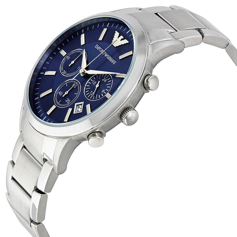 Emporio Armani Chronograph Navy Blue Dial Men's Watch #AR2448 - Watches of Australia #2