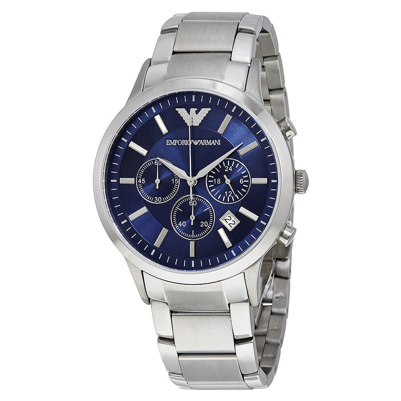 Emporio Armani Chronograph Navy Blue Dial Men's Watch #AR2448 - Watches of Australia