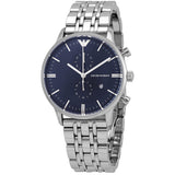 Emporio Armani Chronograph Quartz Dark Blue Dial Men's Watch #AR1648 - Watches of Australia