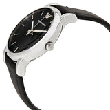 Emporio Armani Classic Black Dial Black Leather Men's Watch #AR1692 - Watches of Australia #2