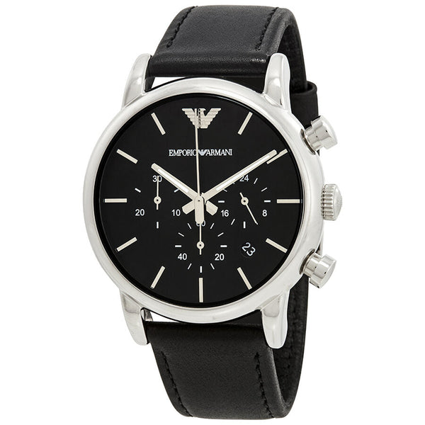 Emporio Armani Classic Chronograph Black Dial Men's Watch #AR1733 - Watches of Australia