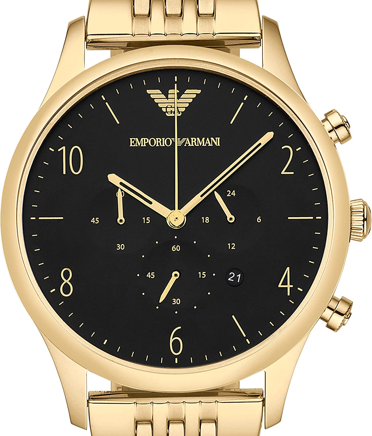 Emporio Armani Classic Chronograph Black Dial Men’s Watch AR1893 - Watch