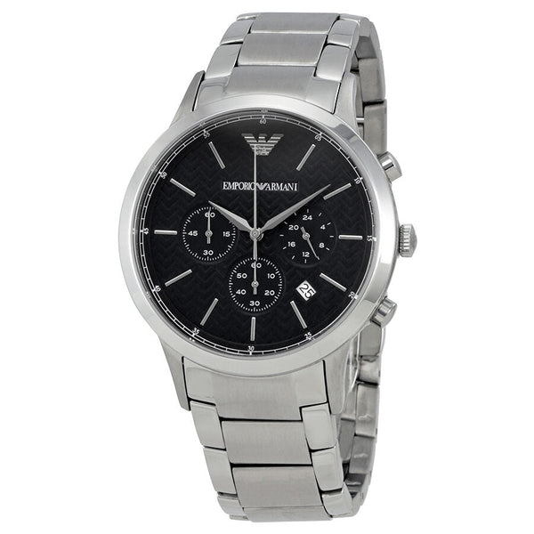 Emporio Armani Dress Chronograph Navy Blue Dial Men's Watch #AR2486 - Watches of Australia