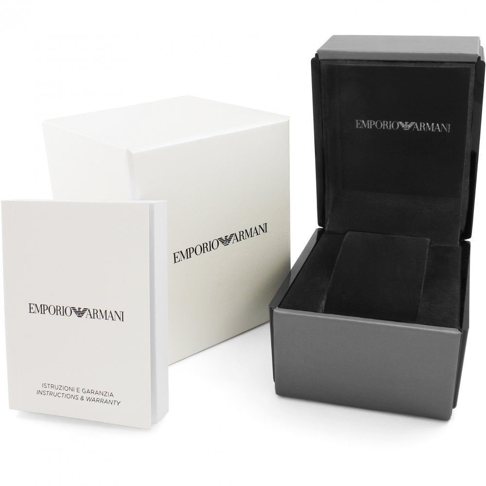 Emporio Armani Gianni T-Bar Rose Gold Women's Watch - AR11110