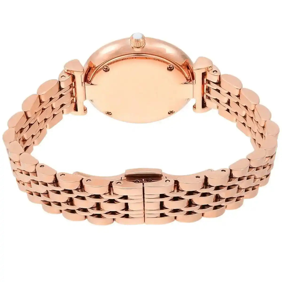 Emporio Armani Gianni T-Bar Rose Gold Women's Watch - AR11110
