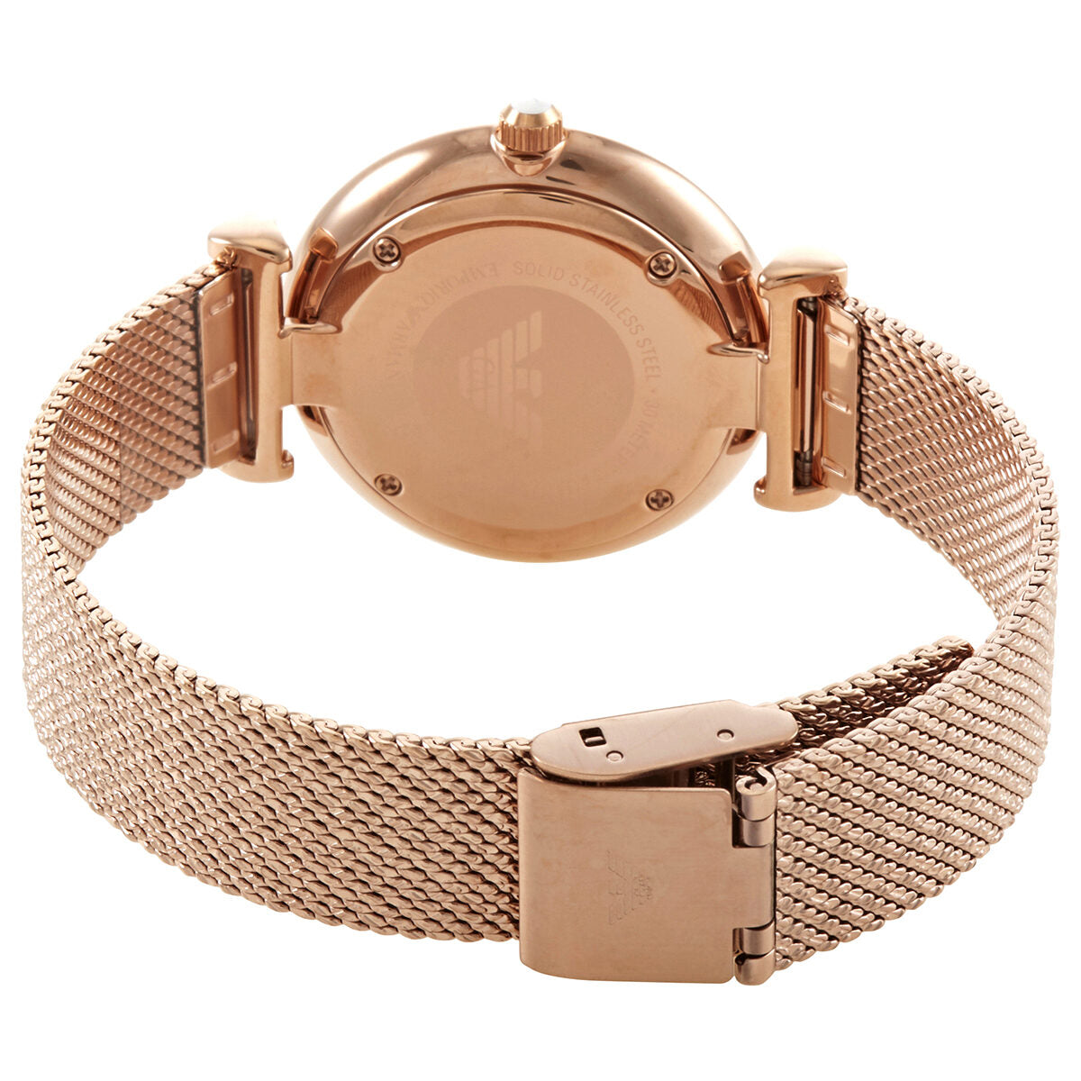 Emporio Armani Gianni T-Bar Mother of Pearl Dial Ladies Watch #AR11320 - The Watches Men & CO #3