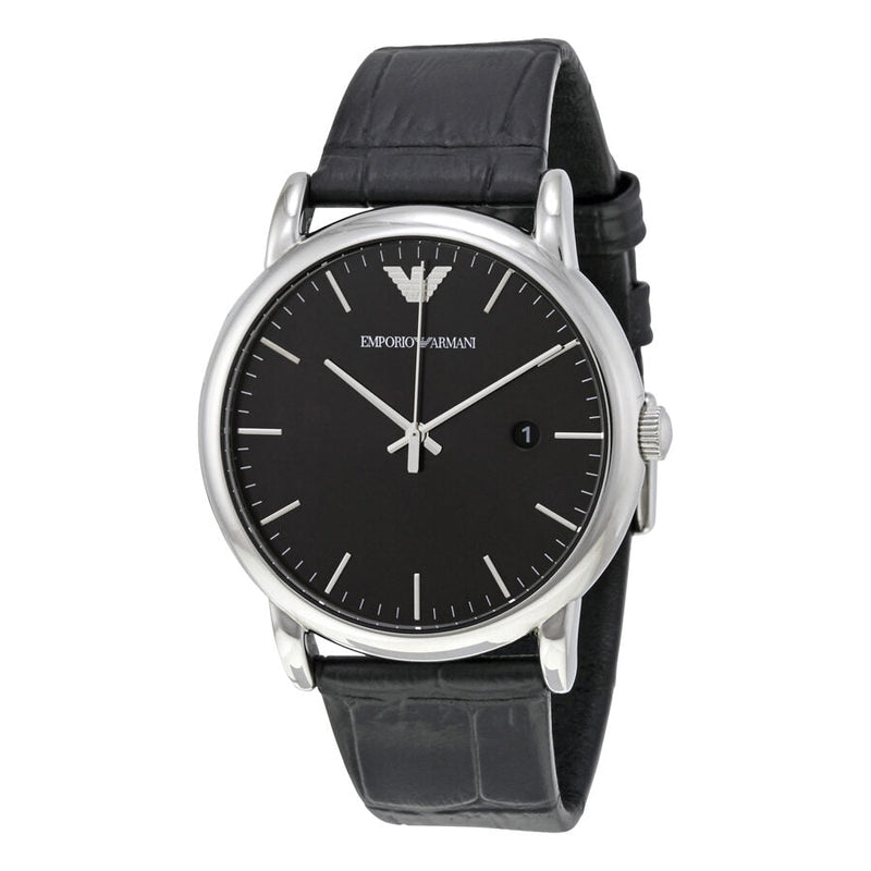 Emporio Armani Luigi Black Dial Men's Watch #AR2500 - Watches of Australia