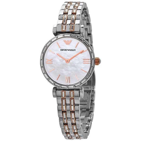Emporio Armani Quartz Mother of Pearl Dial Ladies Watch #AR11290 - Watches of Australia