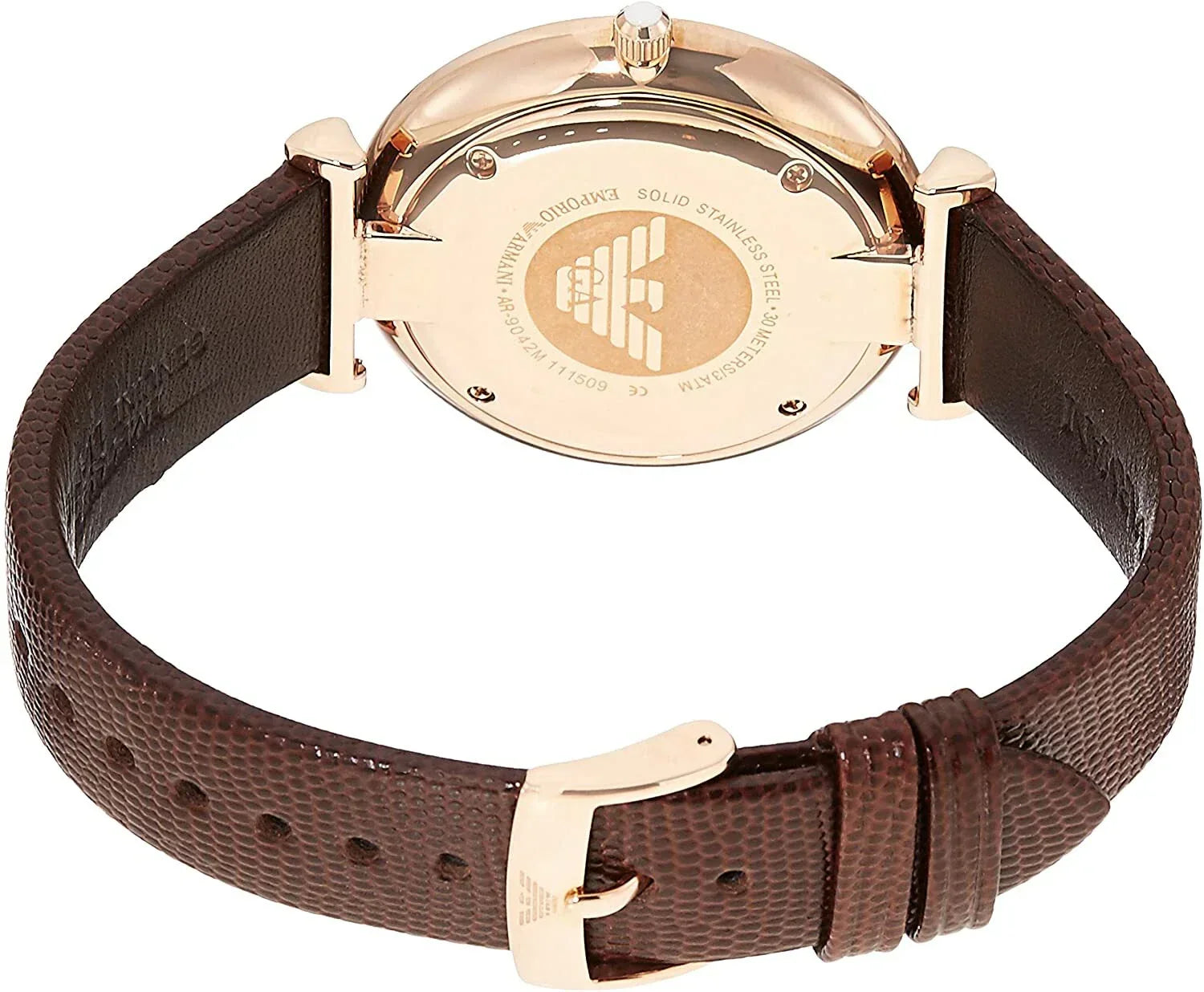 Emporio Armani Gianni T-Bar Rose Gold Men's Watch - AR9042