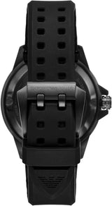 Emporio Armani Sea Explorer Automatic Black Silicone Watch ar60085
