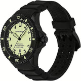 Emporio Armani Sea Explorer Automatic Black Silicone Watch ar60085