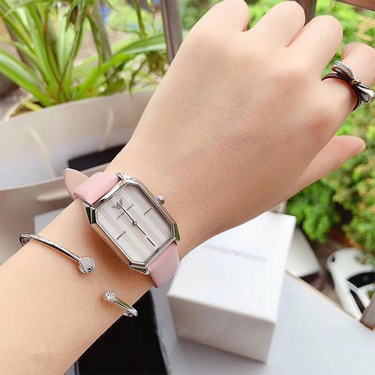 Emporio Armani Silver Ladies Watch - AR11207