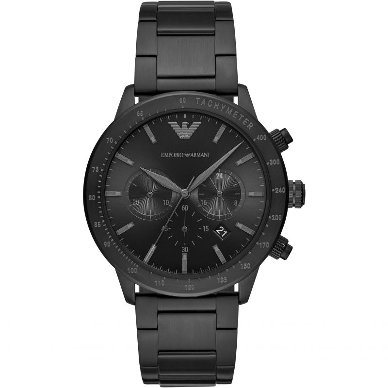 Emporio Armani Sport Chronograph Black Dial Men's Watch AR11242