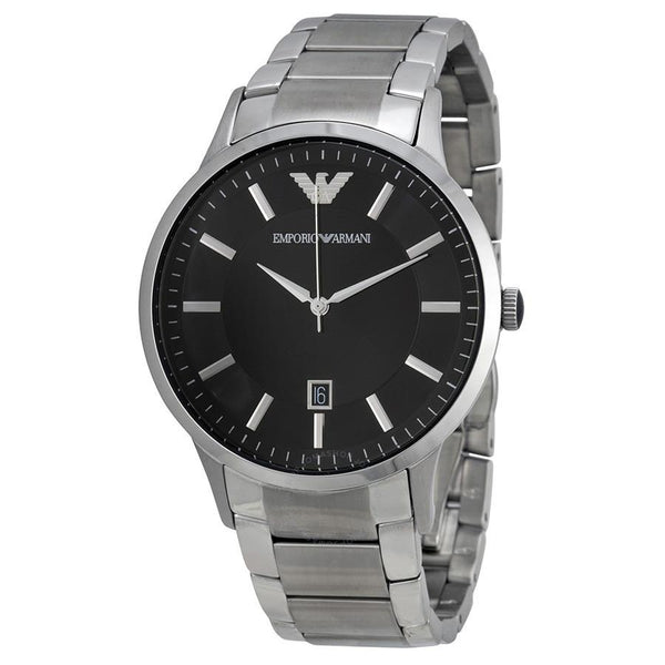 Emporio Armani Sportivo Black Dial Stainless Steel Men's Watch AR2457