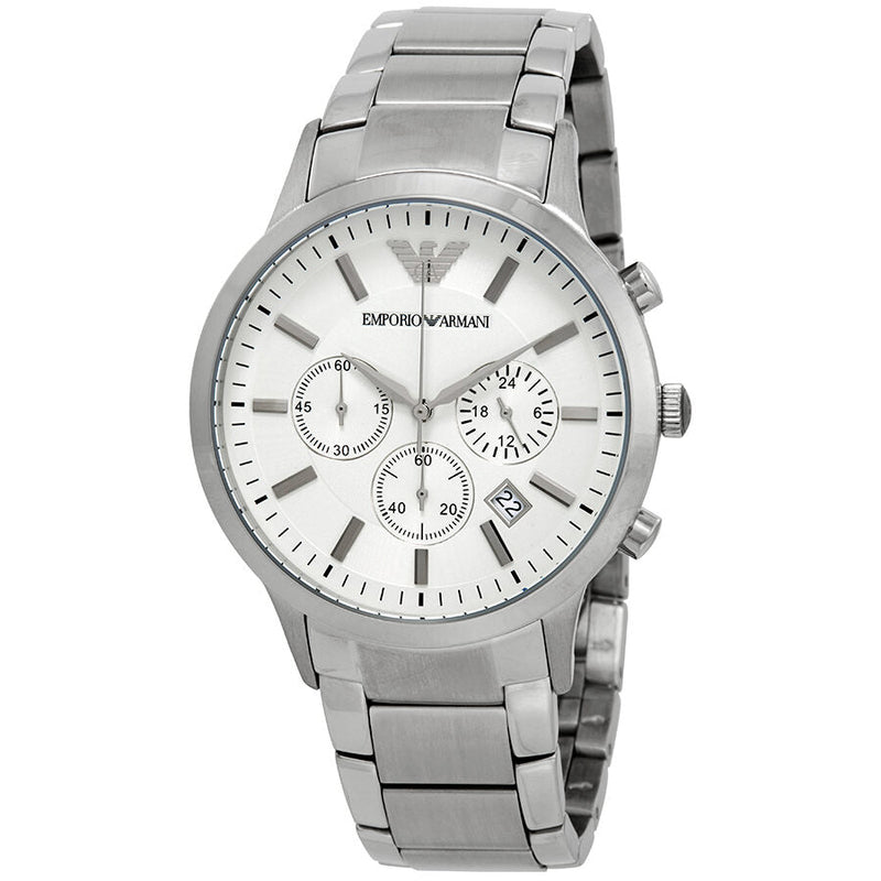 Emporio Armani Sportivo Chronograph Cream Dial Men's Watch #AR2458 - Watches of Australia