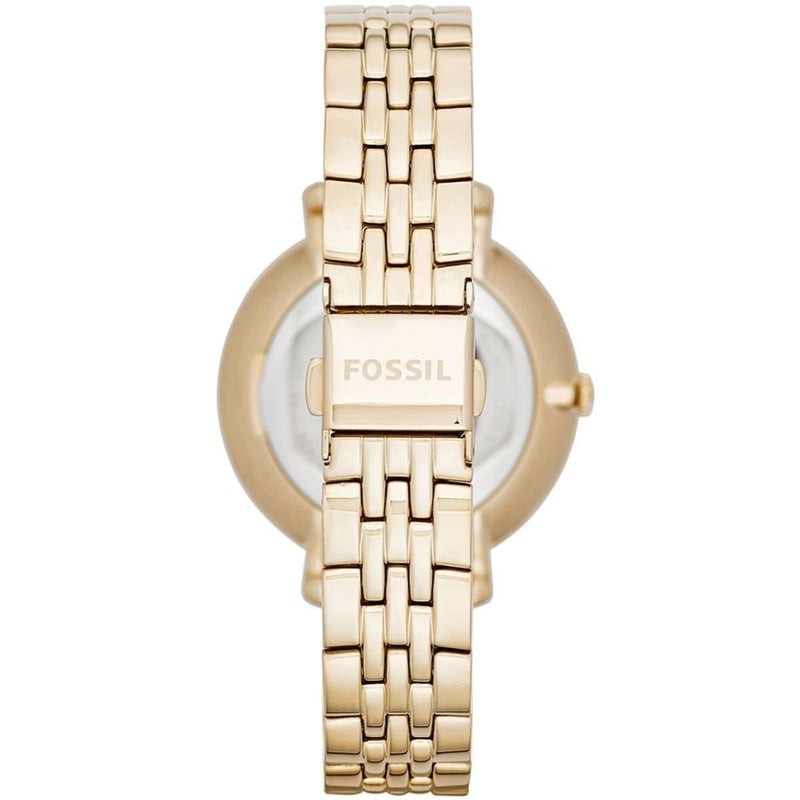 Fossil Jacqueline Champagne Dial Gold-tone Ladies Watch ES3547