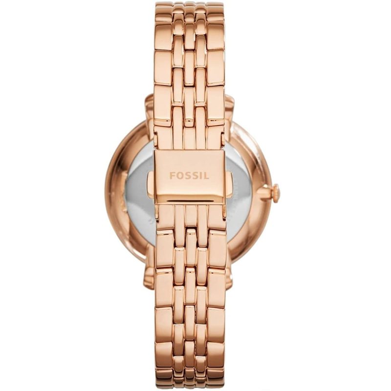 Fossil Women’s Watch Quartz Stainless Steel Rose Gold Dial 36mm Women's Watch ES3632 - Watches of Australia #3