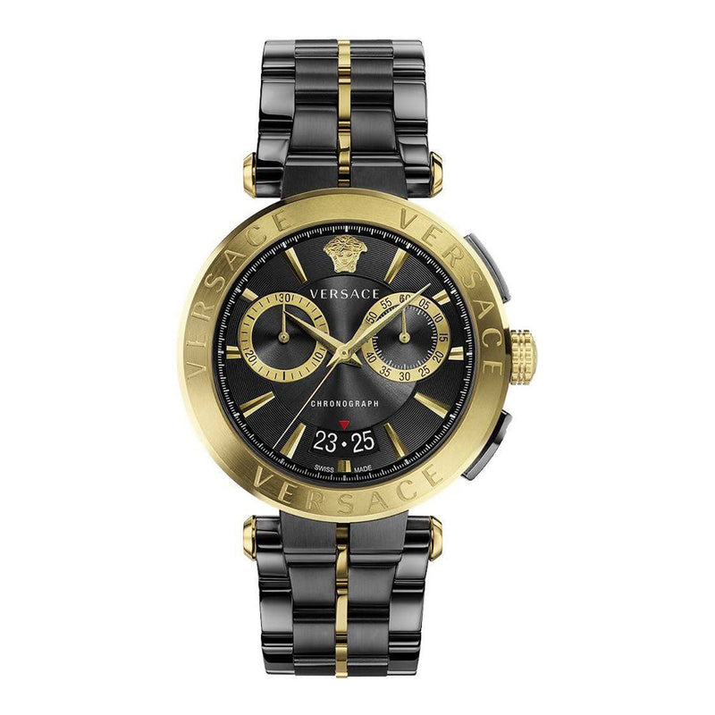 Versace Aion Black Chronograph Men's Watch  VE1D01620 - Watches of Australia