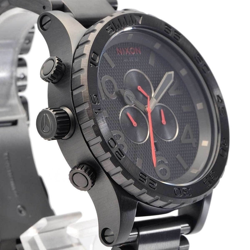 Nixon 51-30 Chrono Black Red Men's Watch A083-2298 - The Watches Men & CO #2