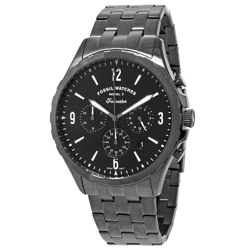 Fossil Chronograph Quartz Black Dial Men's Watch FS5606 - Watches of Australia