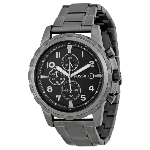 Fossil Dean Chronograph Black Dial Men's Watch FS4721 - Watches of Australia