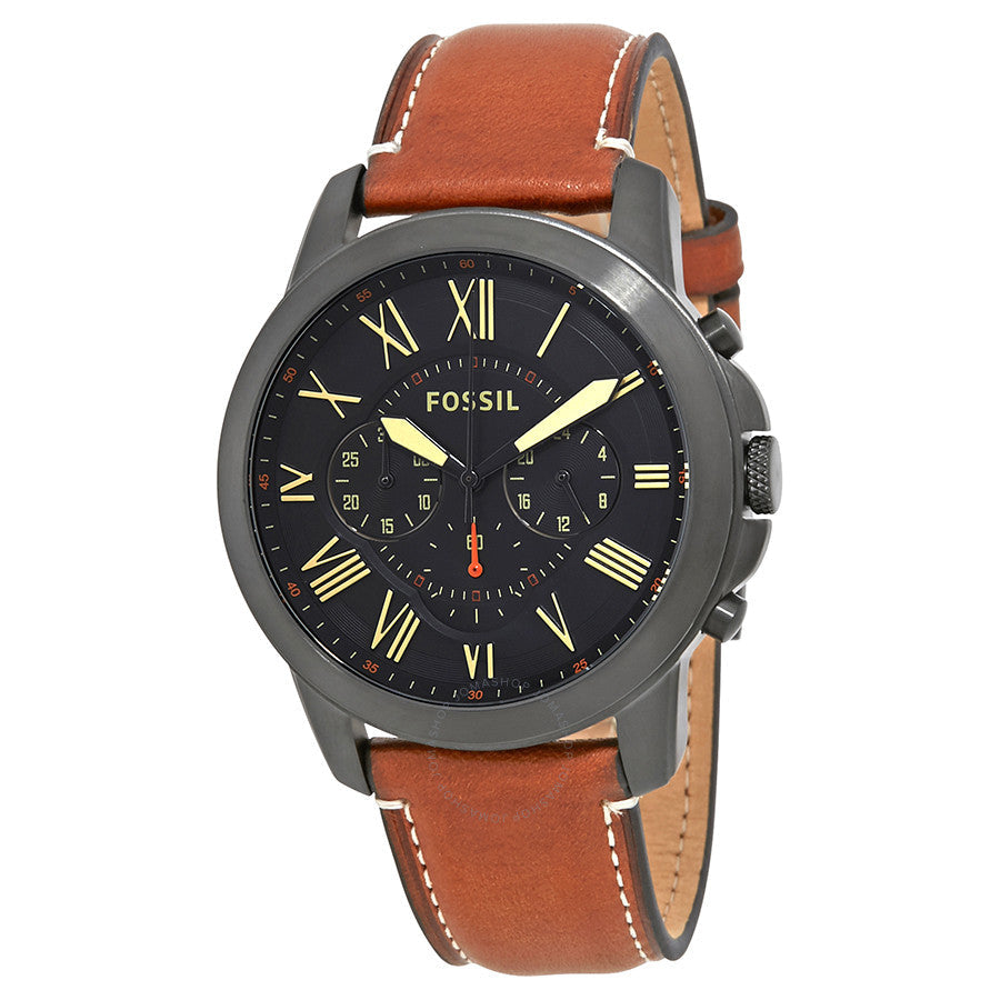Fossil Grant Chronograph Black Dial Men’s Watch FS5241 - Watch