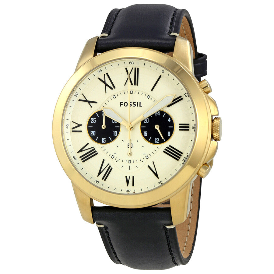 Fossil Grant Chronograph Cream Dial Men’s Watch FS5272 - Watch