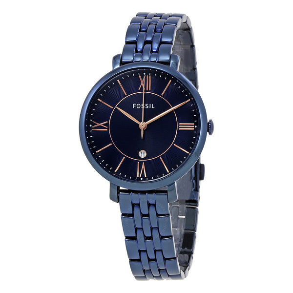 Fossil Jacqueline Navy Blue Ladies Watch  ES4094 - Watches of Australia