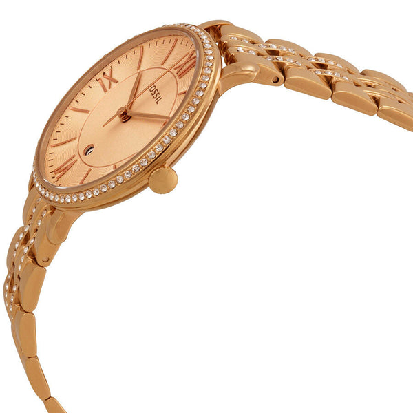 Fossil Jaqueline Rose Dial Rose Gold-plated Ladies Watch ES3546 - Watches of Australia #2