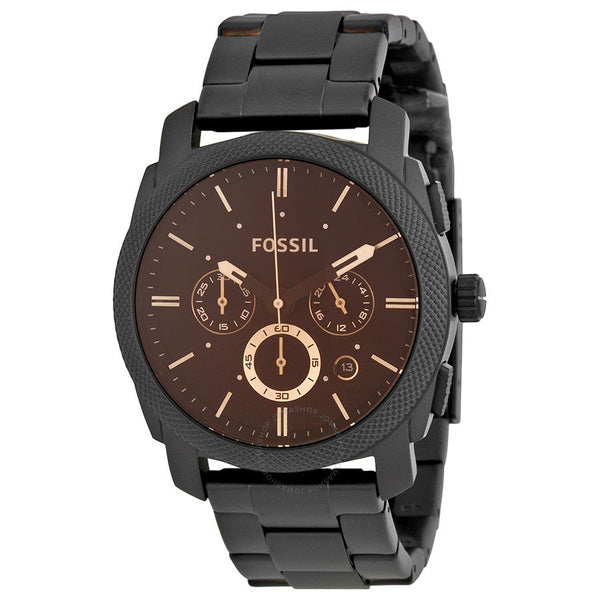 Fossil Machine Chronograph Dark Brown Dial Men's Watch  FS4682 - Watches of Australia