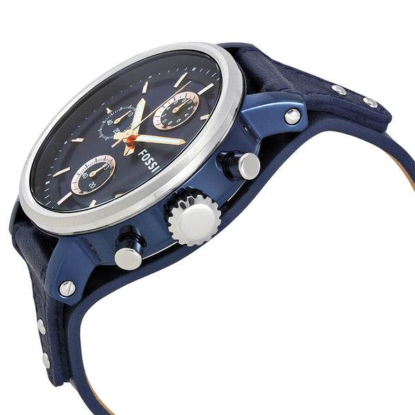 Fossil Original Boyfriend Chronograph Blue Dial Ladies Watch ES4113 - Watches of Australia #2