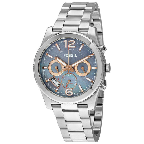 Fossil Perfect Boyfriend Gray Mother of Pearl Dial Ladies Watch ES3880 - Watches of Australia