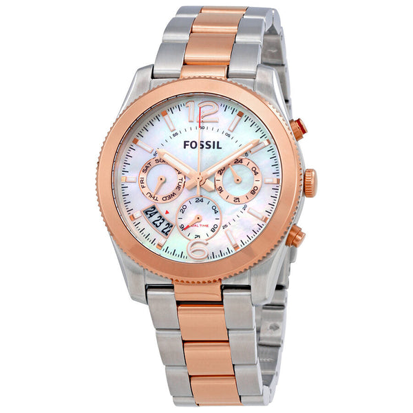 Fossil Perfect Boyfriend Mother of Pearl Dial Ladies Watch ES4135 - Watches of Australia